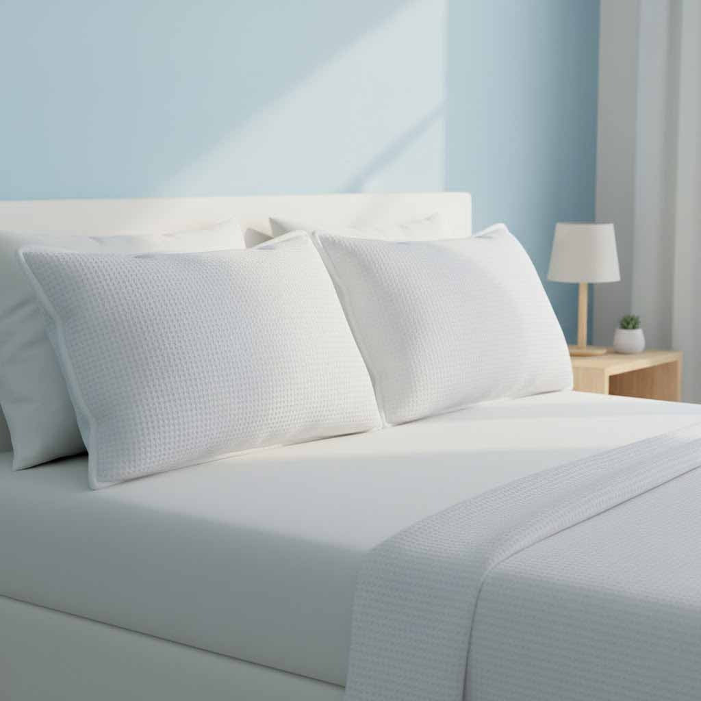 Dormira™ Luxury Ball Fiber Pillow - Super Soft, Perfect Support & Excellent Ventilation for All Sleeping Positions 🇸🇦 | Size 46 x 71 cm